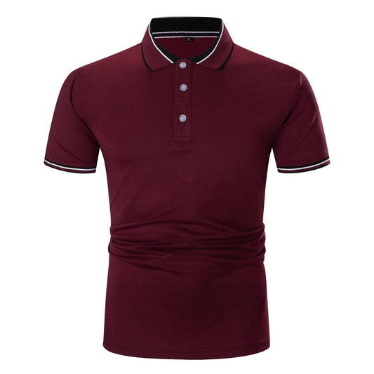 Camisa Polo Masculina Taillor Linvus 793 Burgundy S 